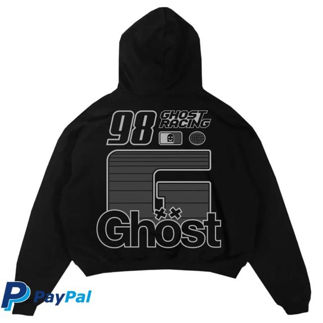 Official Ghost Racing Merch Big G Gray Tee - Black