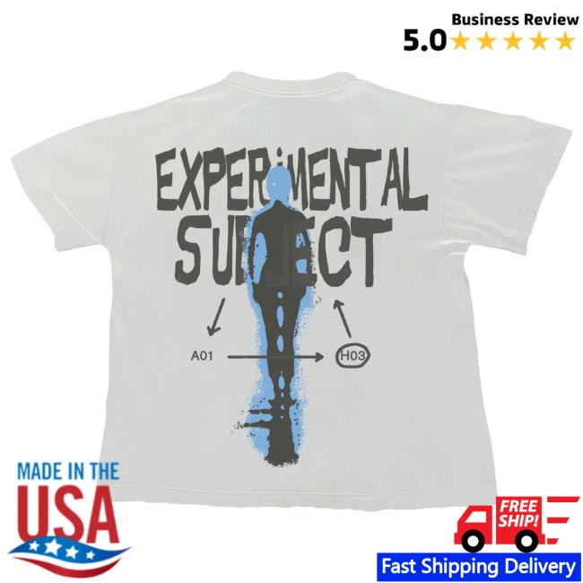 Official Halsey Merch Store Halsey Experimental Subject T-Shirt Halsey Clothing Shop