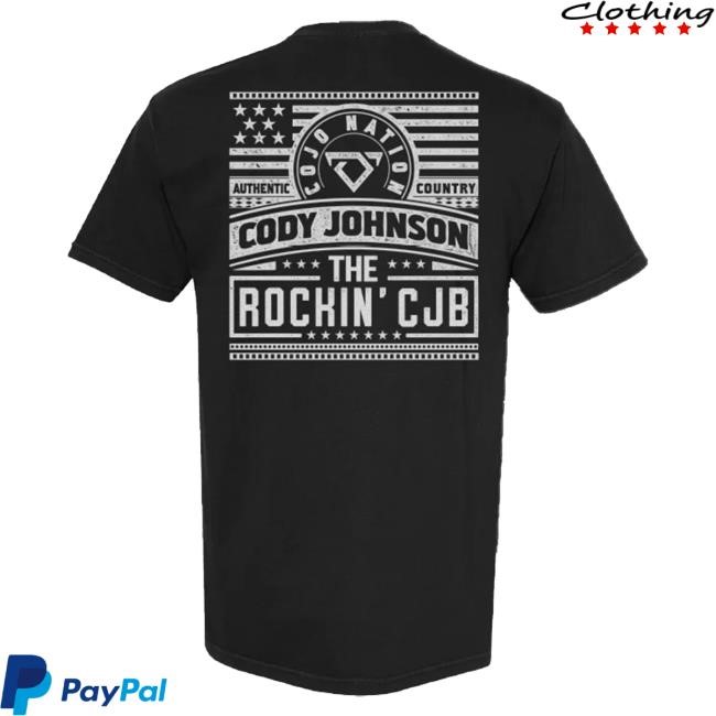 Official Cody Johnson Merch Store Shop Cody Johnson Rockin' CJB Shirt CodyJohnson