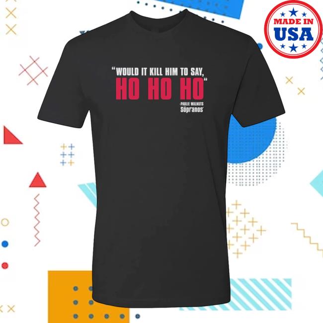 Sopranos Merch The Sopranos Would It Kill Him Holiday Long Sleeve T Shirt Hbo