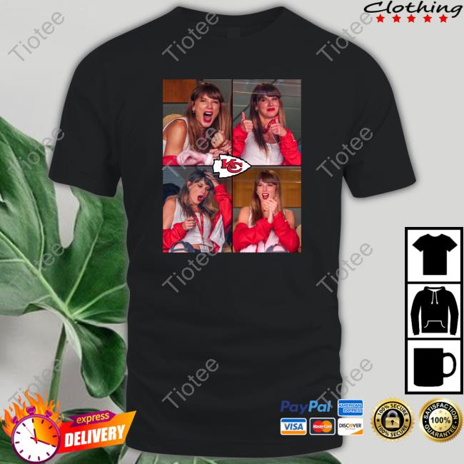 Official Taylor Swift Watching The Chiefs Game Tee Shirt