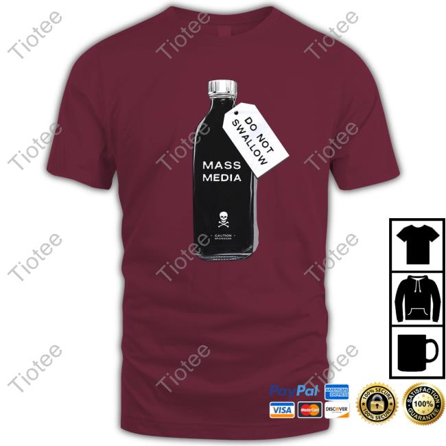 Mass Media Do Not Swallow Long Sleeve Mass Media Do Not Swallow Hoodie Sweatshirt