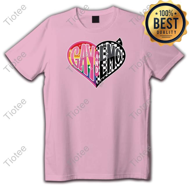 Official Gay Emo Pride T Shirt Jessie Paege Merch