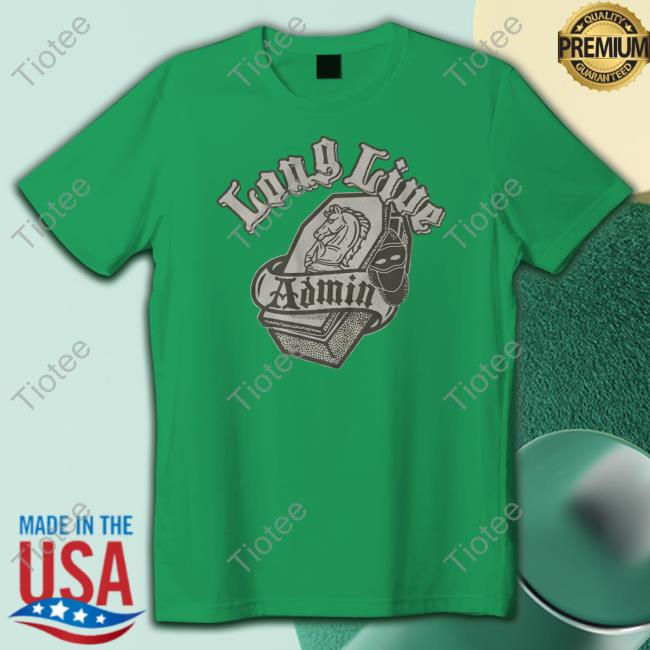 Official Administrative Results Merch Long Live Admin Hoodie