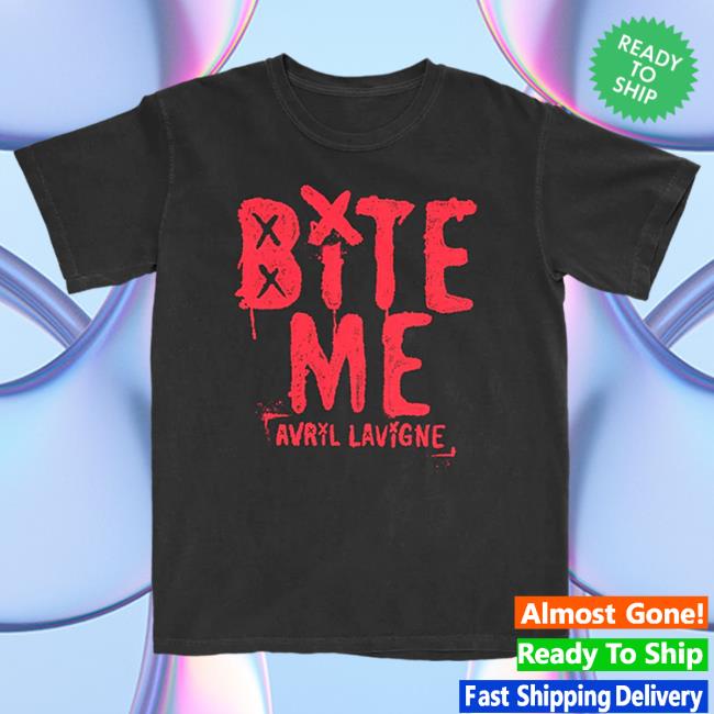 Official Avril Lavigne Merch Store Avril Lavigne Bite Me Shirt Avril Lavigne Clothing Shop AvrilLavigne