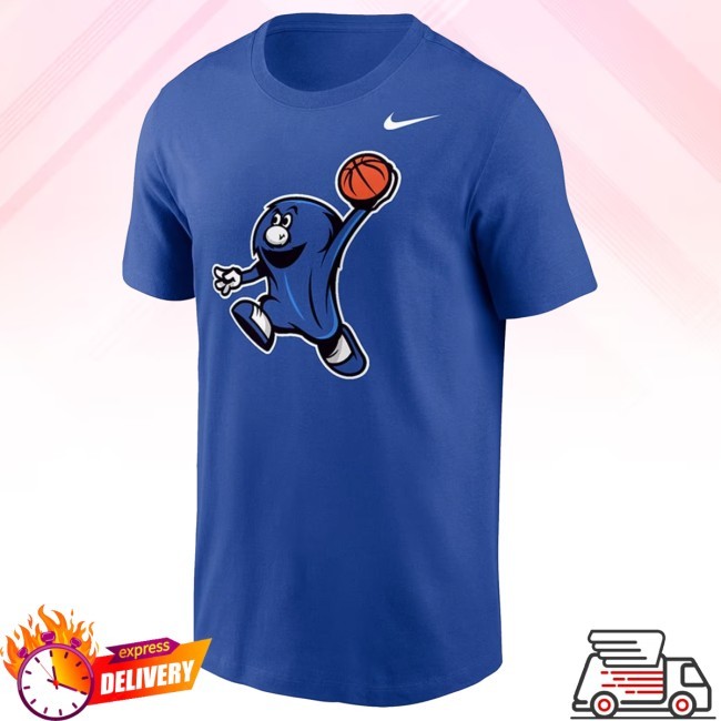 Xavier Musketeers Blue Basketball Blue Blob Tee