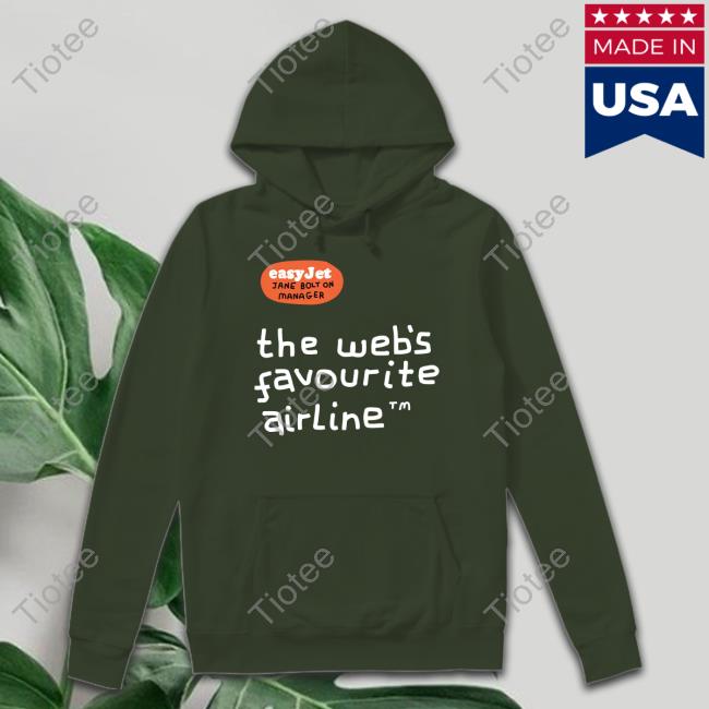 Easy Jet Jane Bolt On Manager The Web's Favourite Airline Hoodie