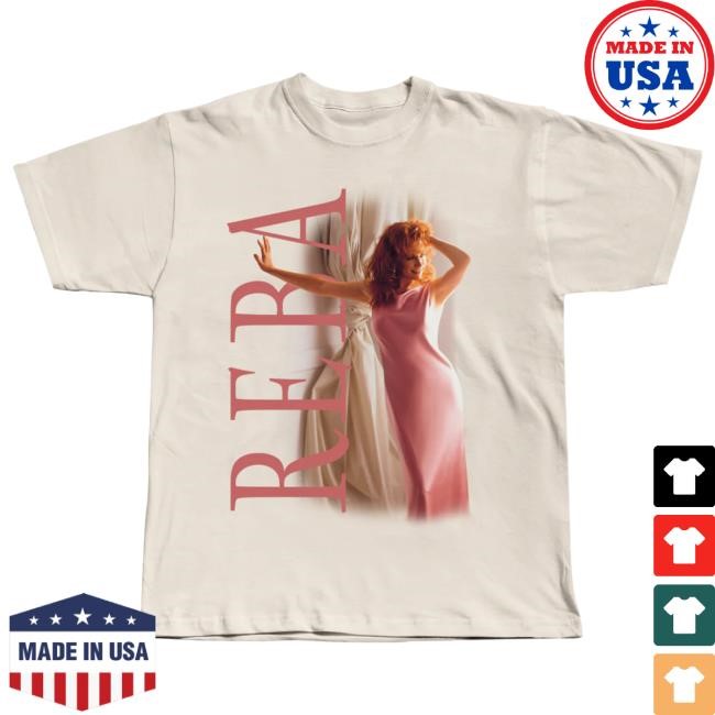 Official Reba McEntire Merch Store Starting Over Pink Dress Tshirt