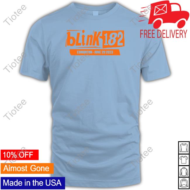 Official Blink 182 Edmonton June 29 2023 Hoodie