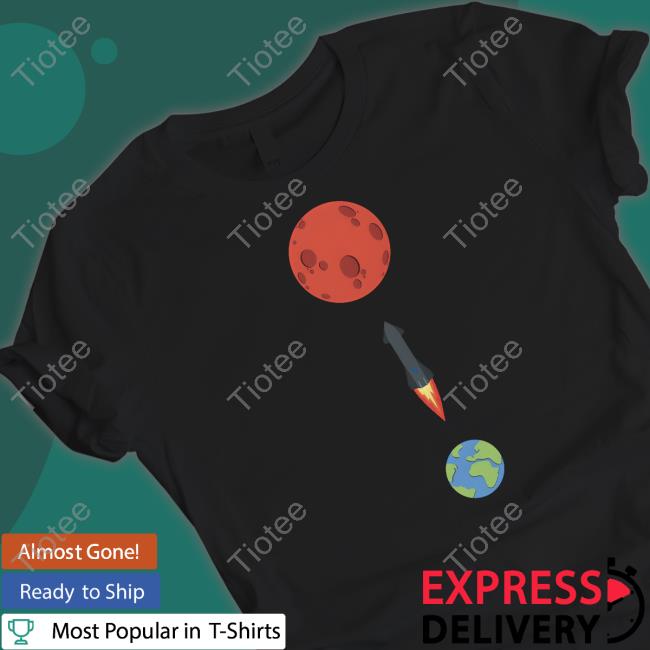 Tesla Conomics Shop Starship To Mars Sweatshirt Barbara