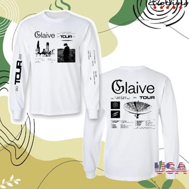 Glaive Tour Mens Long Sleeve Shirts – Glaive Shop Merch Glaivemusic