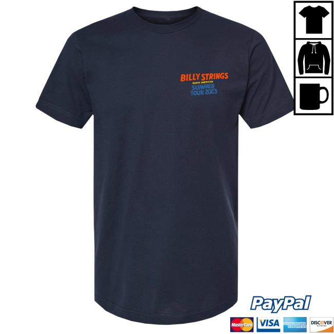 Billy Strings Summer 2023 Tour Poster New Tee