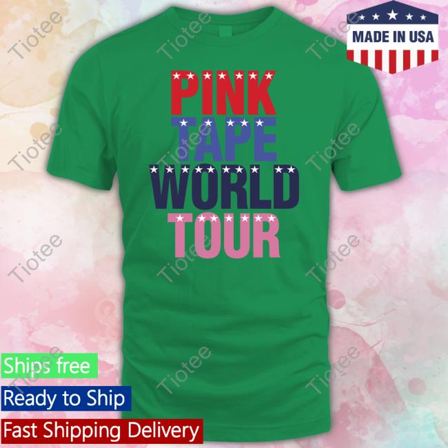 Lil Uzi Vert Wearing Pink Tape World Tour T-Shirt, Hoodie, Tank Top, Sweater And Long Sleeve T-Shirt