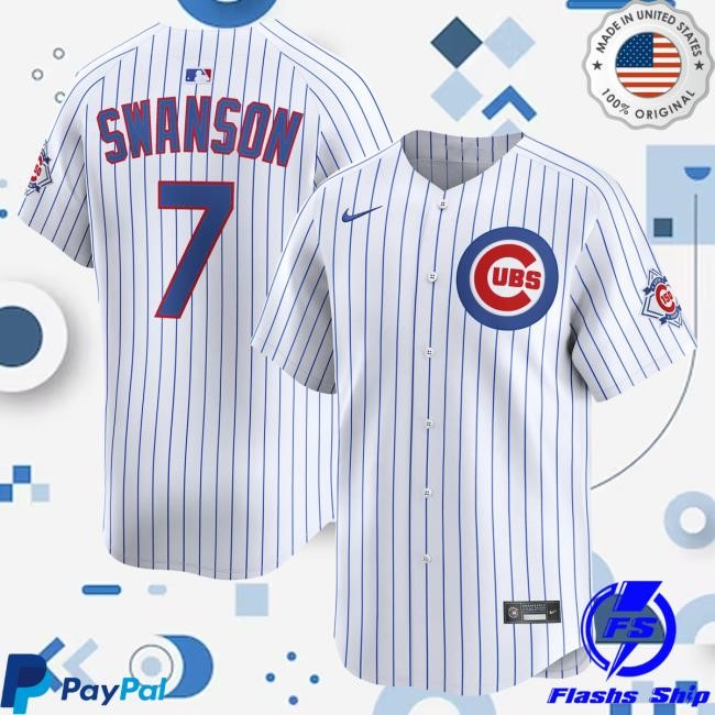 Ivy Shop Chicago Cubs Dansby Swanson Home Limited Jersey 2026