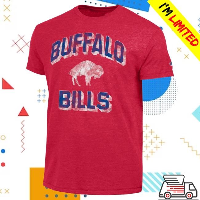 Buffalo Bills Champion Royal Logo Graphic Shirt