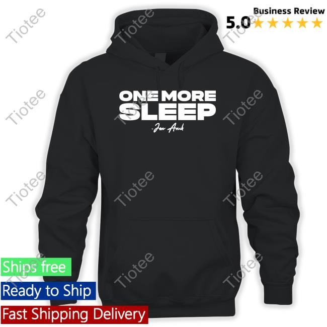 Casey Oneill Wearing One More Sleep Sweatshirt