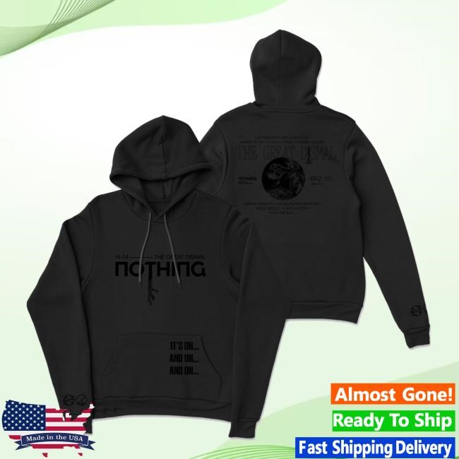 Nothing Band The Great Dismal Long Sleeve Hoodie Nothing Merch