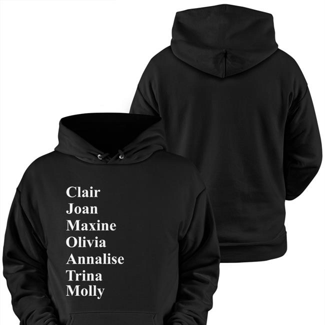 Black Lawyers Clair Joan Maxine Olivia Annalise Trina Molly T Shirt The Black Lawyers Merchandise Erika Alexander