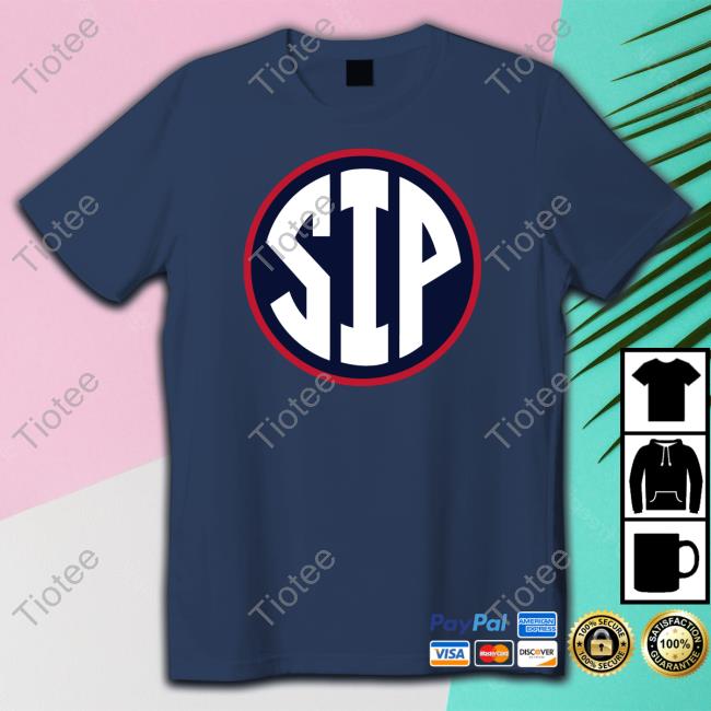 Ole Miss Rebels Sip Circle Logo Long Sleeve T Shirt