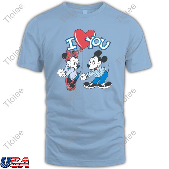 Ragstock Mickey Loves Minnie Tee Shirt
