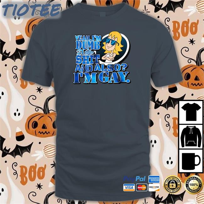The Keith Stack Store Yeah I'm Dumb As Shit And Also I'm Gay Long Sleeve T Shirt Keith Stack O Lantern