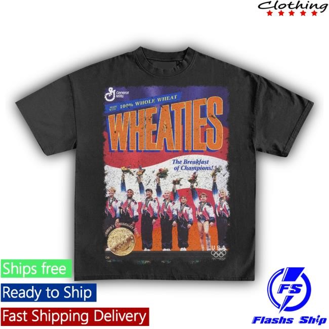 Official Heavyweight Legends Wheaties Women's Gymnastics 1996 Vintage Top Shirt