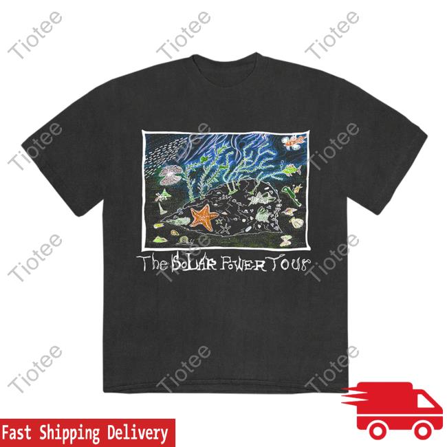 Lorde Store Aquarium Washed Shirt The Solar Power Tour
