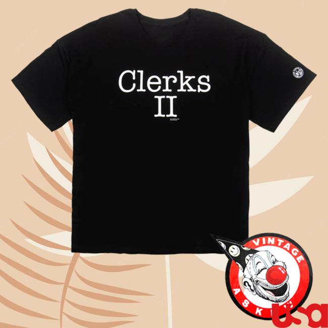 Official Jay and Silent Bob Merch Store Vintage "Clerks II Logo" T Shirt JayandSilentBob