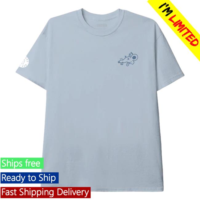 Official Theo Von Rat Life Light Blue Shirt New