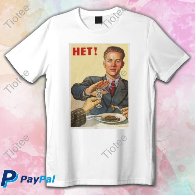 Soviet Visuals Het! Nyet! Tees Black