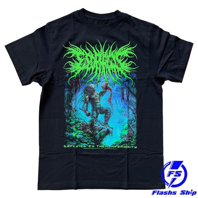 Official Reality Fade Merch Store Esophagus 'Defeated By Their Inferiority' Longsleeve RealityFade