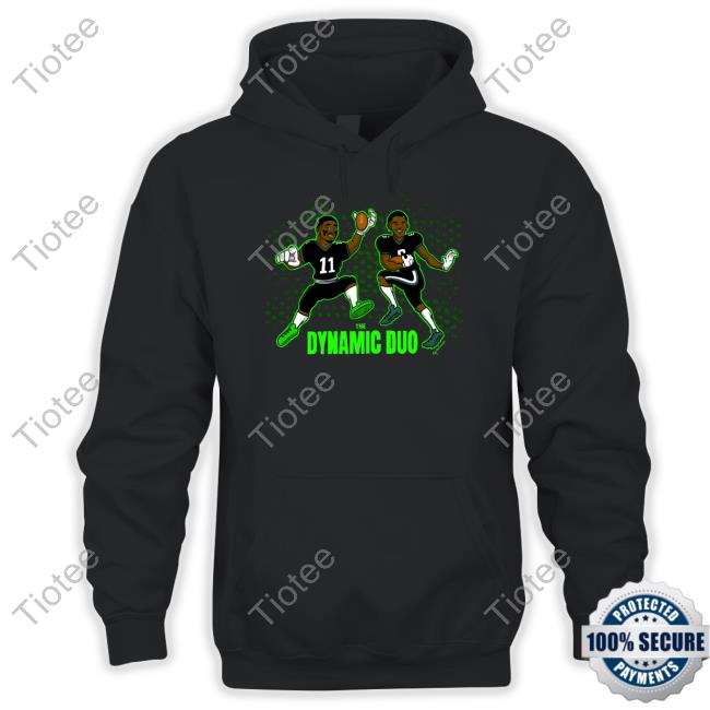 Nick Sirianni Wearing Dynamic Duo Sweatshirt