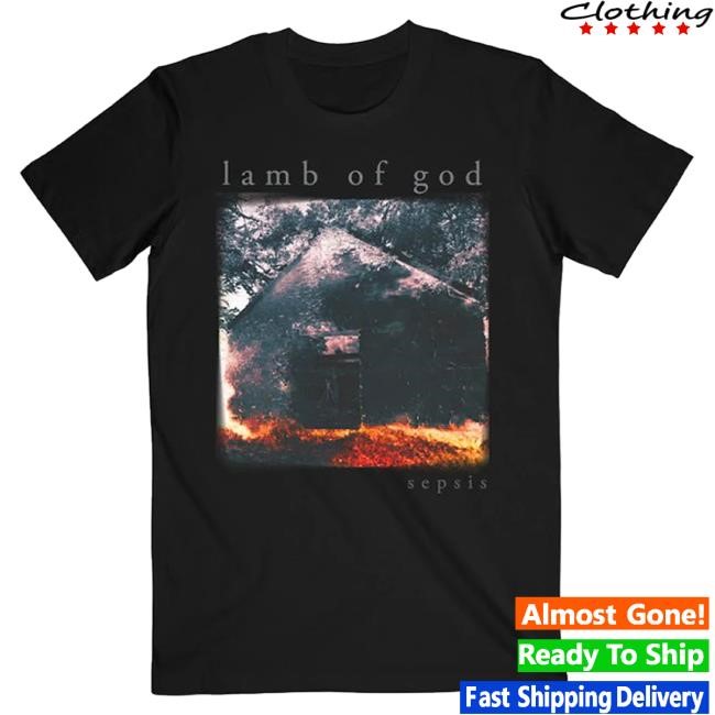 Official Lamb Of God Merch Store Sepsis Cover Black T Shirt