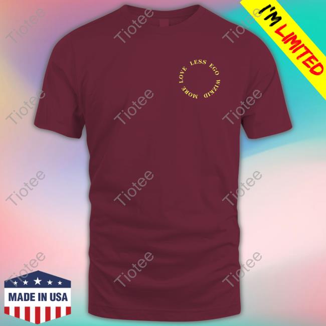 Official Wizkid Merch More Love Less Ego Tee