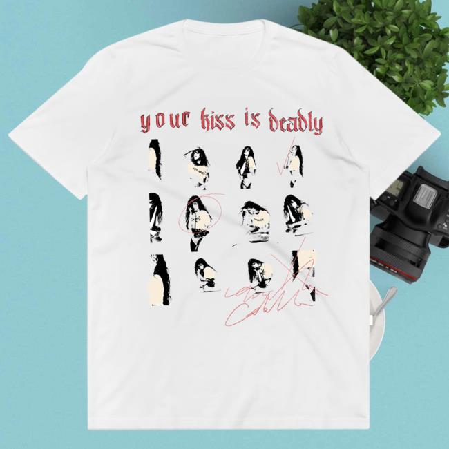 Official Camila Cabello Merch Store Shop CamilaCabello Your Kiss Is Deadly White Hot Shirt