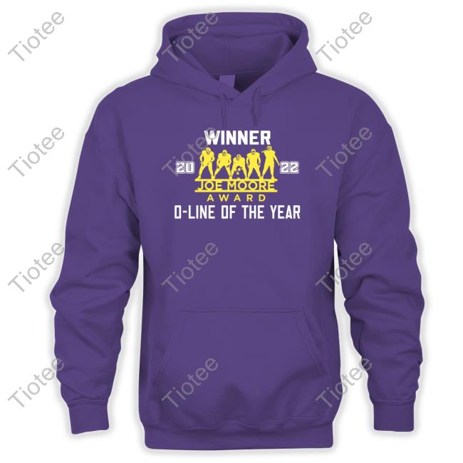 Winner Joe Moore Award 2022 O-Line Of The Year sweatshirt