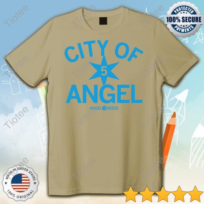 City Of Angel 5 Star Angel Reese Tee