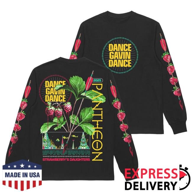 Strawberry's Daughters Black Hoody Dance Gavin Dance Official Merch
