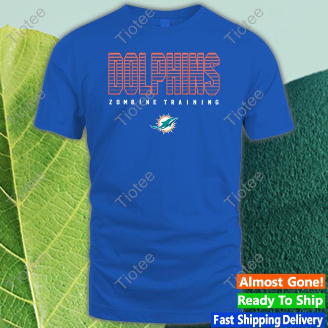 Mike Dolphins Zombine Training Tee Shirt Burghfinsfan2