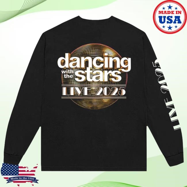 Official Dwts Tour Merch Store Dancing With The Stars Live 2025 Event Long Sleeve New Shirt