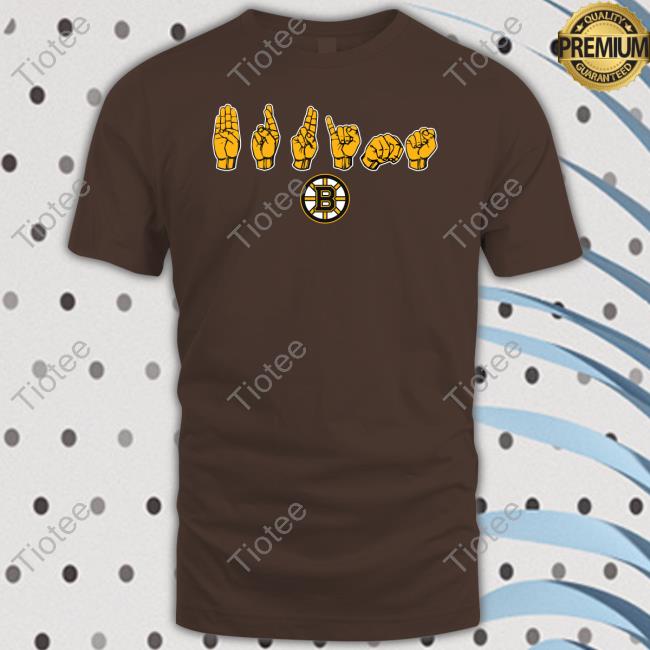 Hand Signals Boston Bruins Hoodie