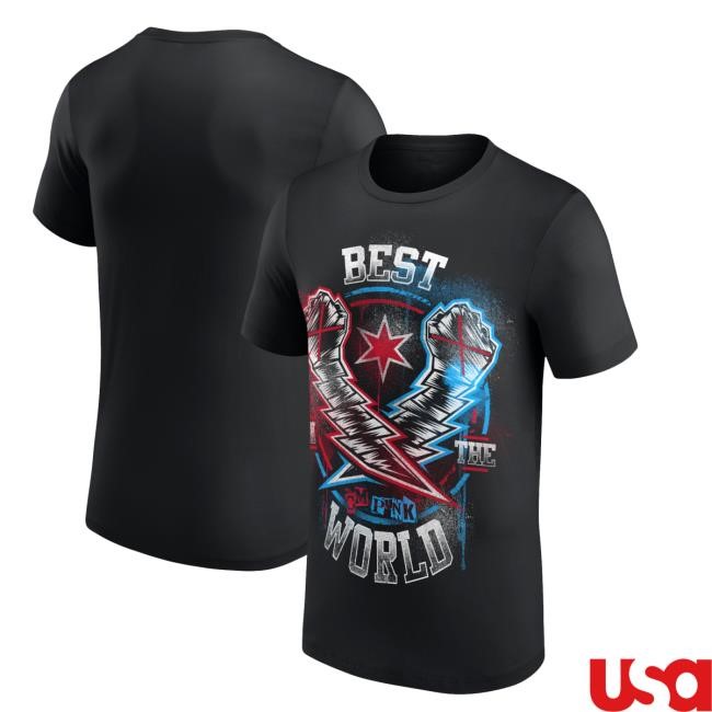 Wwe Cm Punk Lightning Fists Hoodie And Sweatshirt, T Shirt