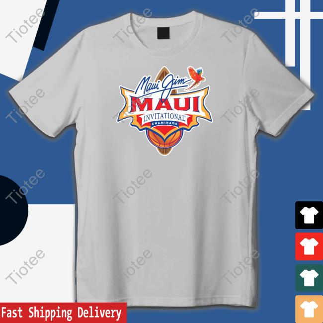 Texas Tech Basketball Maui Jim Maui Invitational Chaminade Logo Tee Shirt