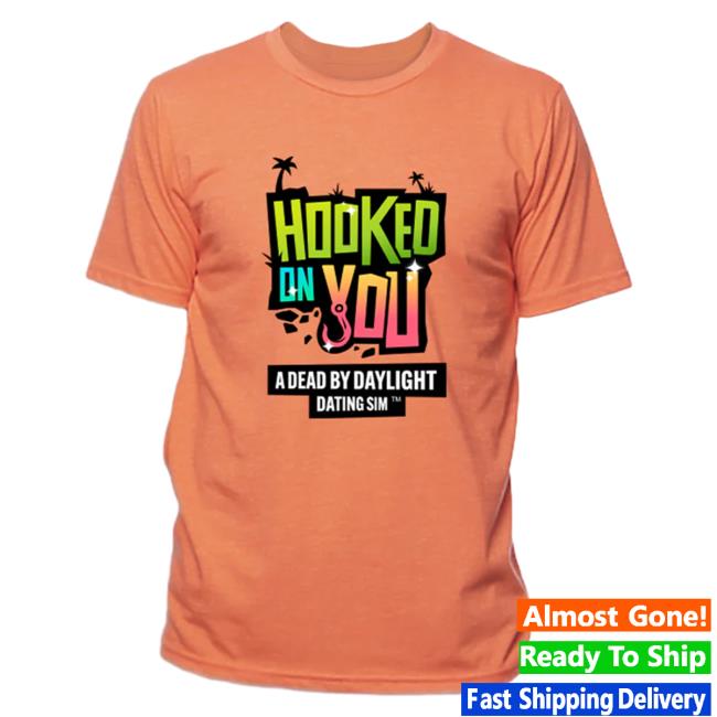 Official Dead By Daylight Merch Store Dead By Daylight Hooked On You Unisex Short Sleeve Shirt New Orange Deadbydaylight Shop