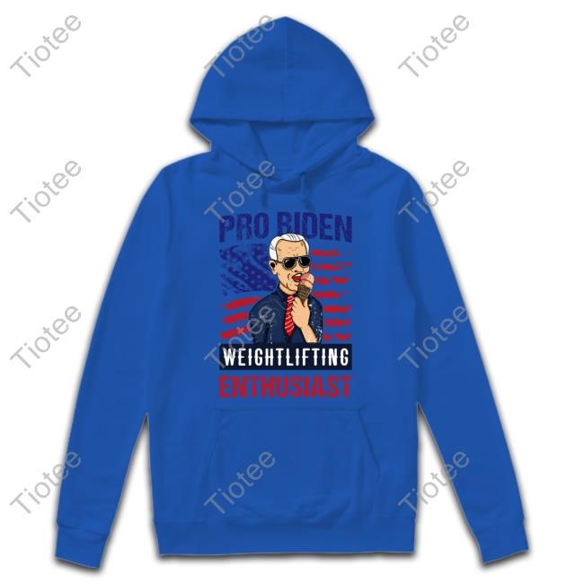 Pro Biden Weightlifting Enthusiast Usa Flag Tank Top