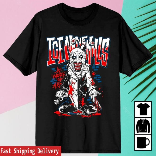 Cartoon Tee Ice Nine Kills A Work Of Art