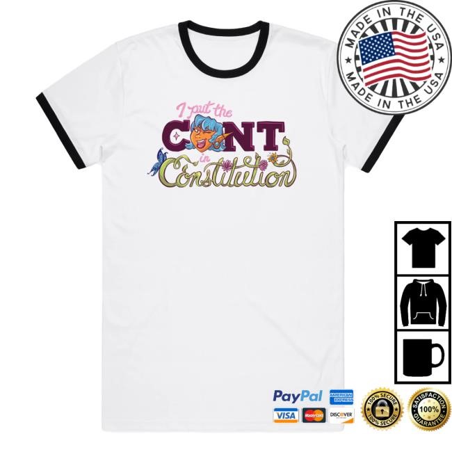 I Put the Cont in Constitution Ringer Shirt Dropout Official Store