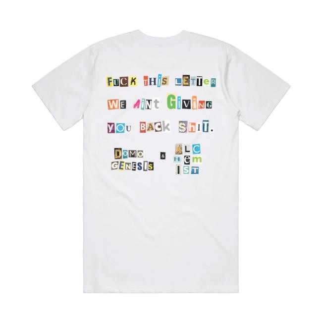 ALC Records Ransom Note Tee Shirt ALC Records