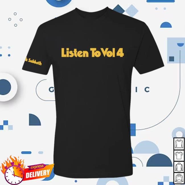 Listen To Vol 4 Black T-Shirts