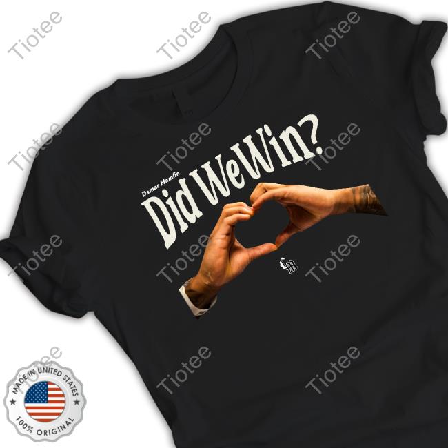 Didwewin Shop Damar Hamlin Did We Win Long Sleeve Tee Shirt
